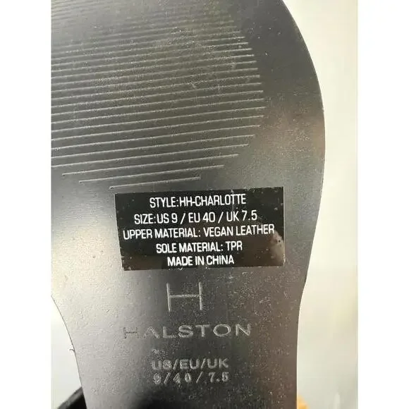 NWB H Halston Women's Charlotte Ankle Boots Black US Size 9 - Picture 10 of 11